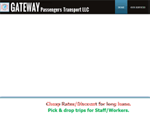 Tablet Screenshot of gatewaybusrental.com